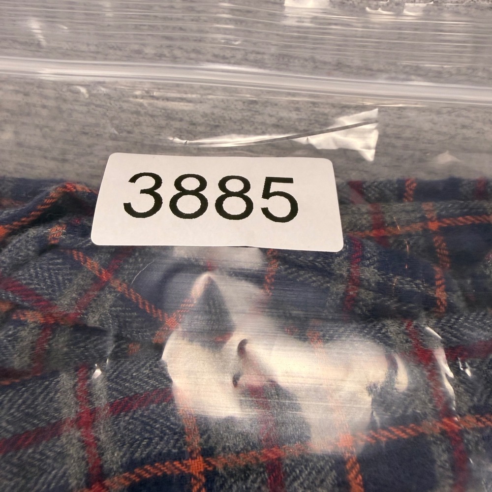 Vanilla Star Dorm Pant Blue Plaid Cargo Lounge Pants Large NWT MSRP $39 - Picture 7 of 12